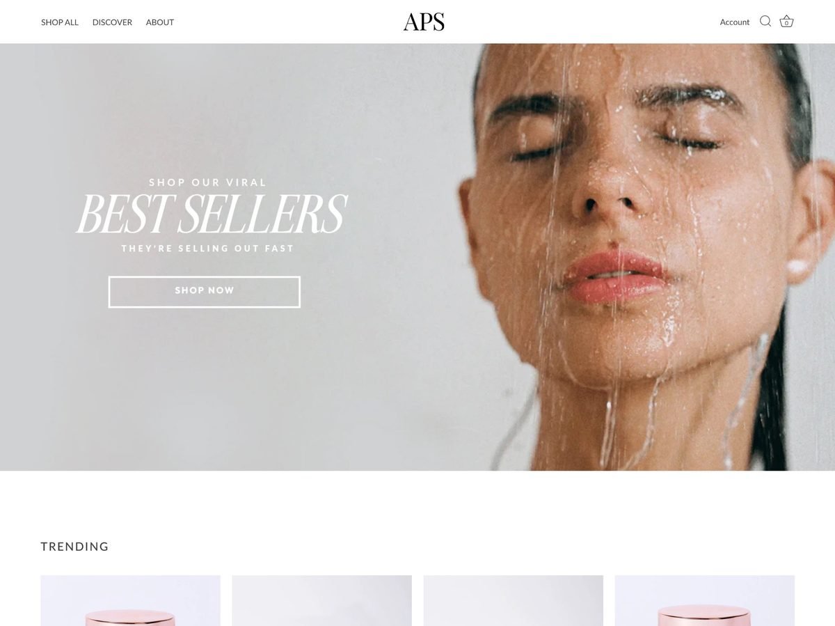Aesthetically Perfect Skin website